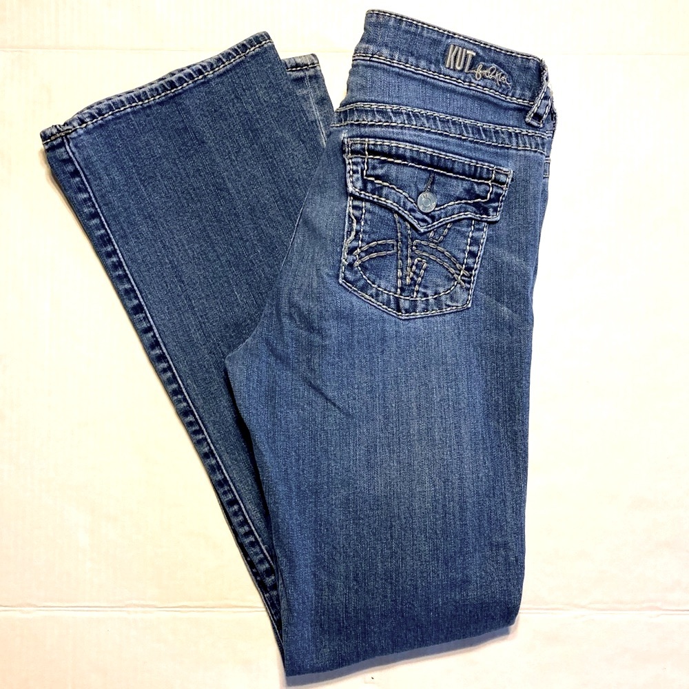 KUT from the Kloth Stitch button pockets bootcut